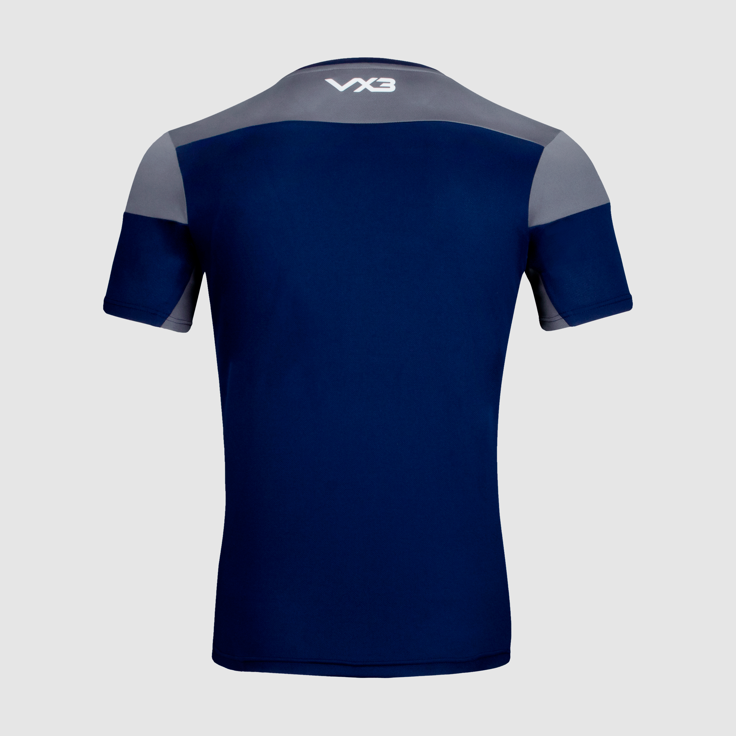 Opus Tee - Navy Grey White