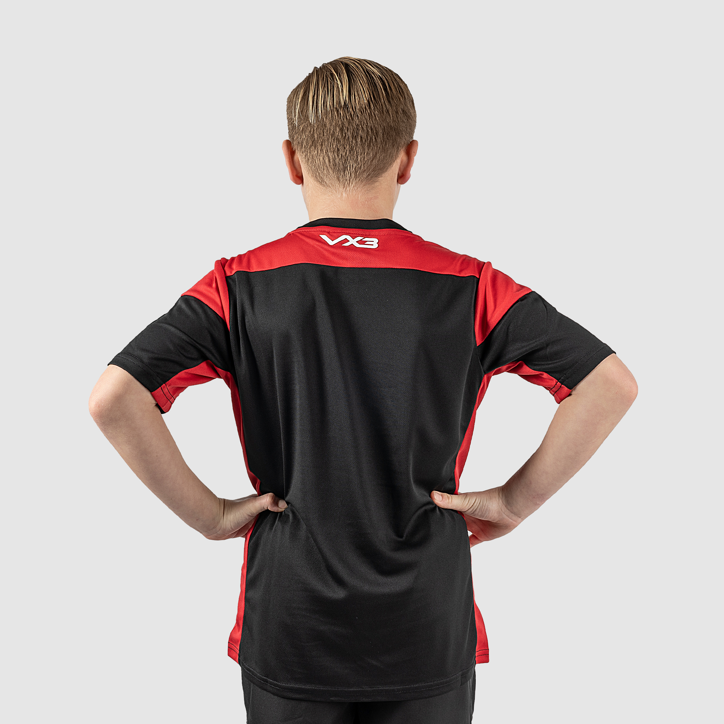 Opus Tee Youth - Black Red White