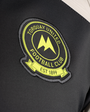 Torquay United FC 25/26 Vertex Half Zip Top Charcoal/Light Grey/Fluro Yellow