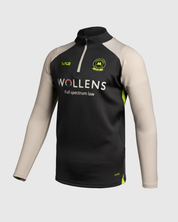 Torquay United FC 25/26 Vertex Half Zip Top Charcoal/Light Grey/Fluro Yellow