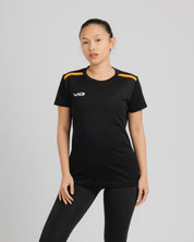 Fortis Ladies Tee Black/Amber