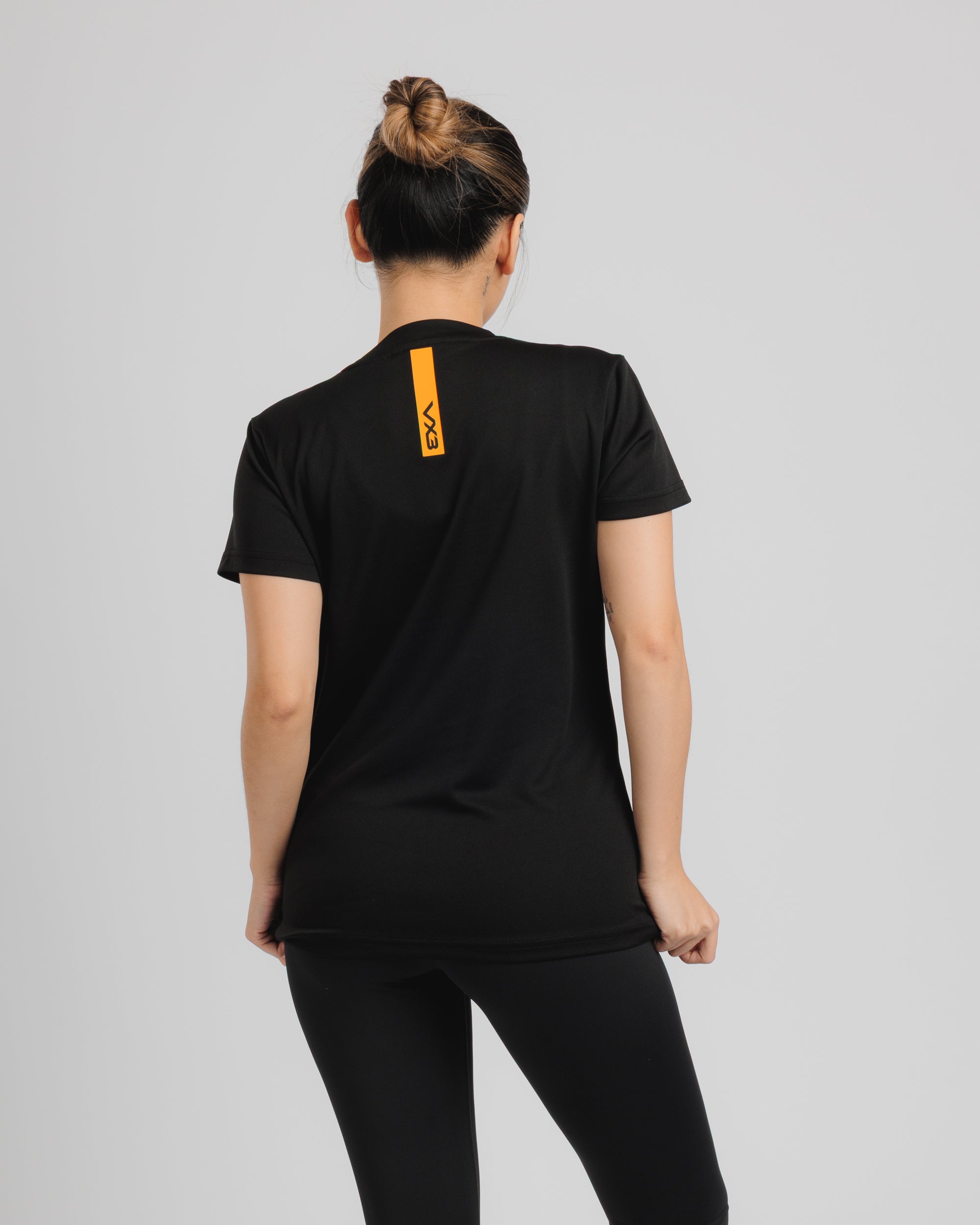 Fortis Ladies Tee Black/Amber