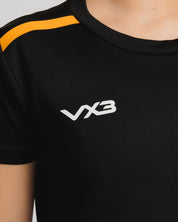 Fortis Ladies Tee Black/Amber