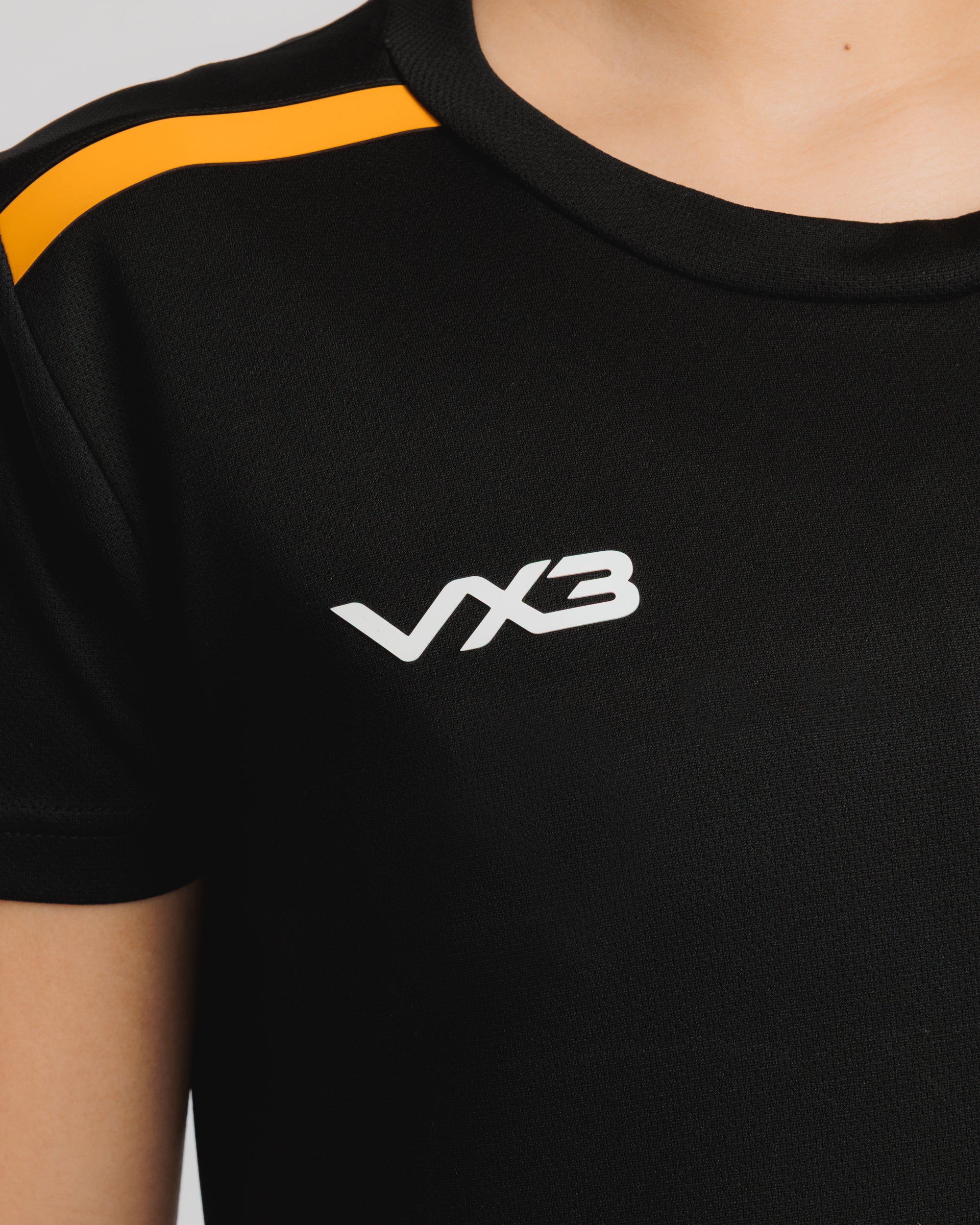 Fortis Ladies Tee Black/Amber