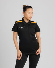 Fortis Ladies Polo Black/Amber