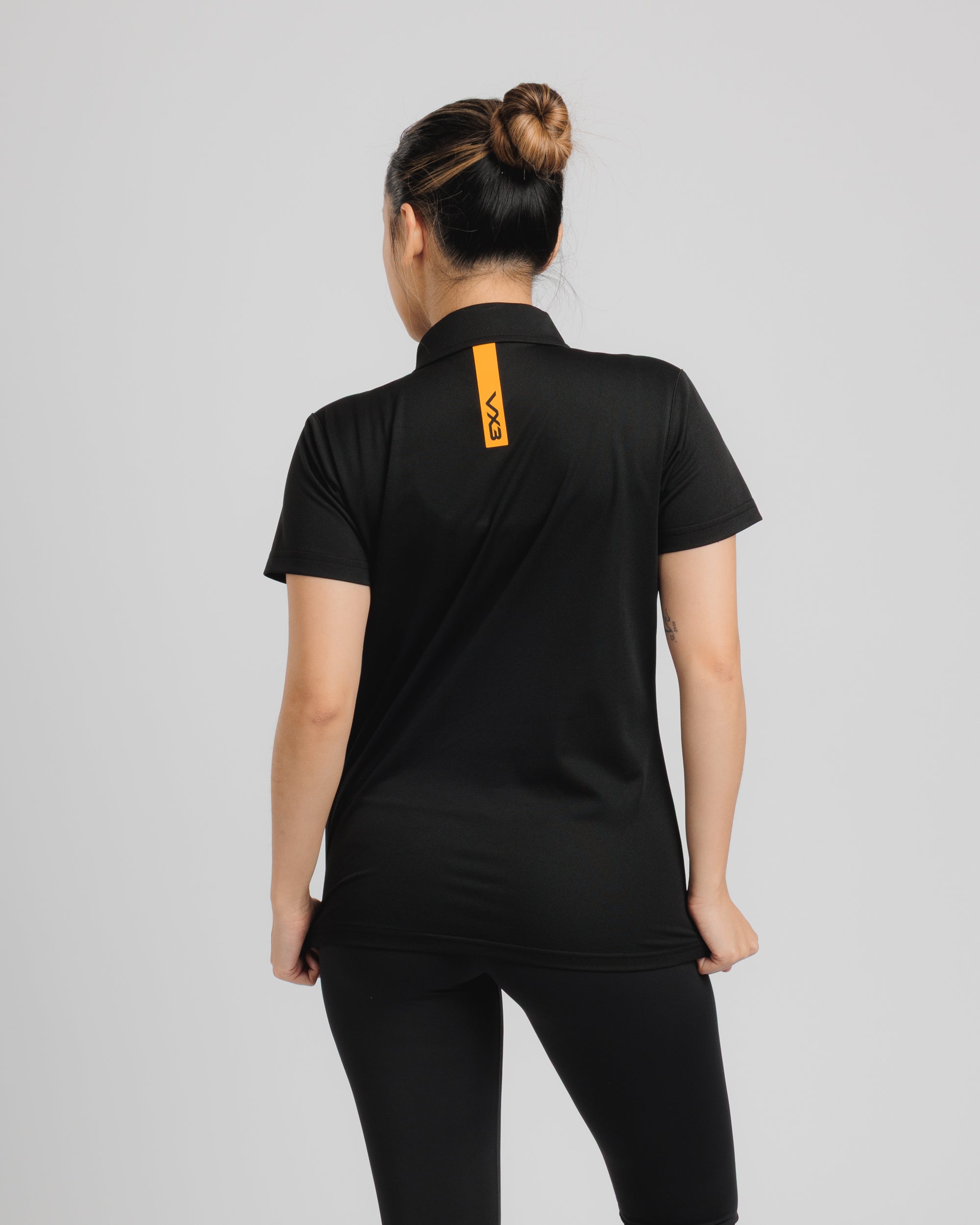 Fortis Ladies Polo Black/Amber