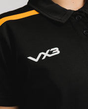 Fortis Ladies Polo Black/Amber