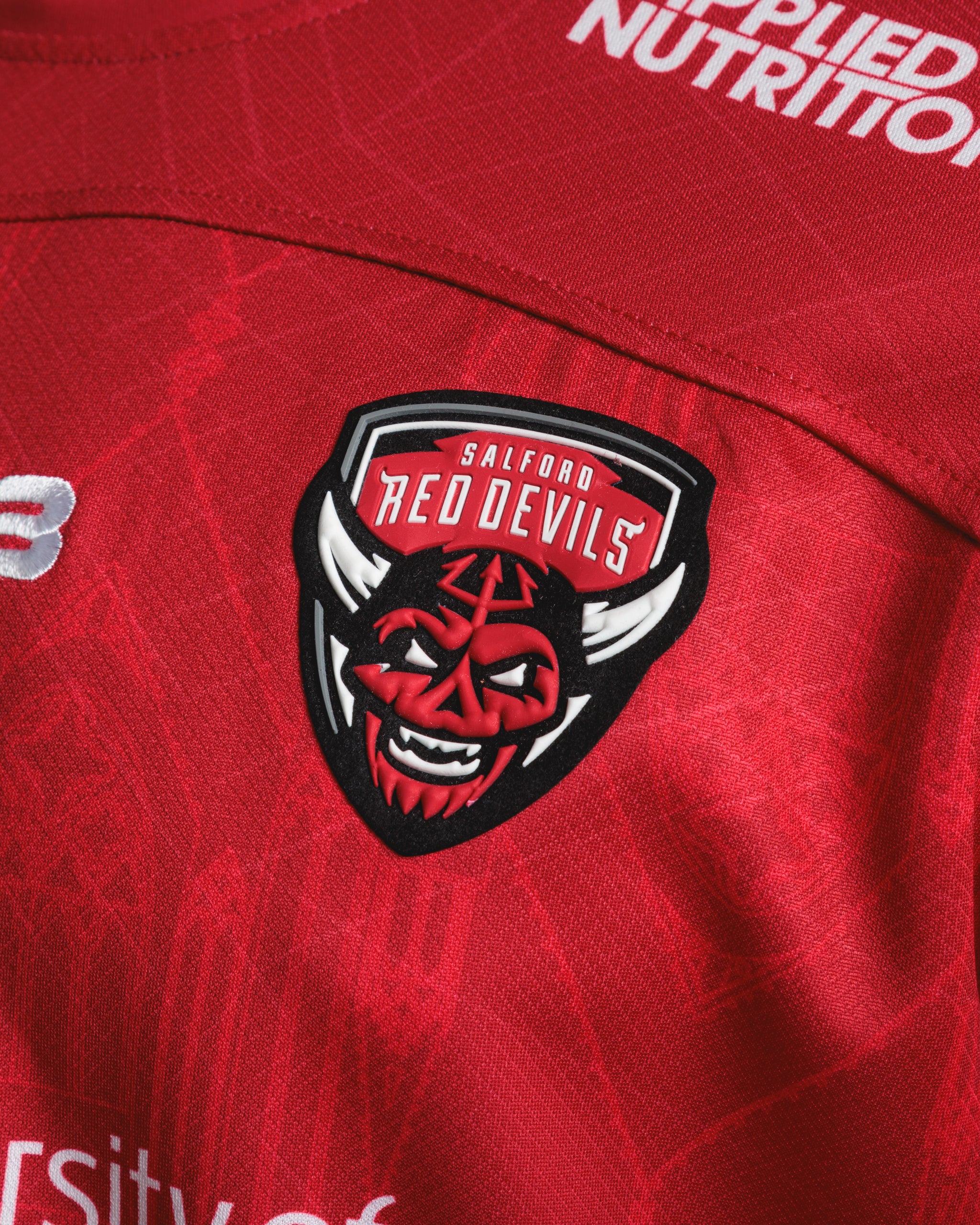 Salford Red Devils 2025 Replica Home Playing Shirt LADIES