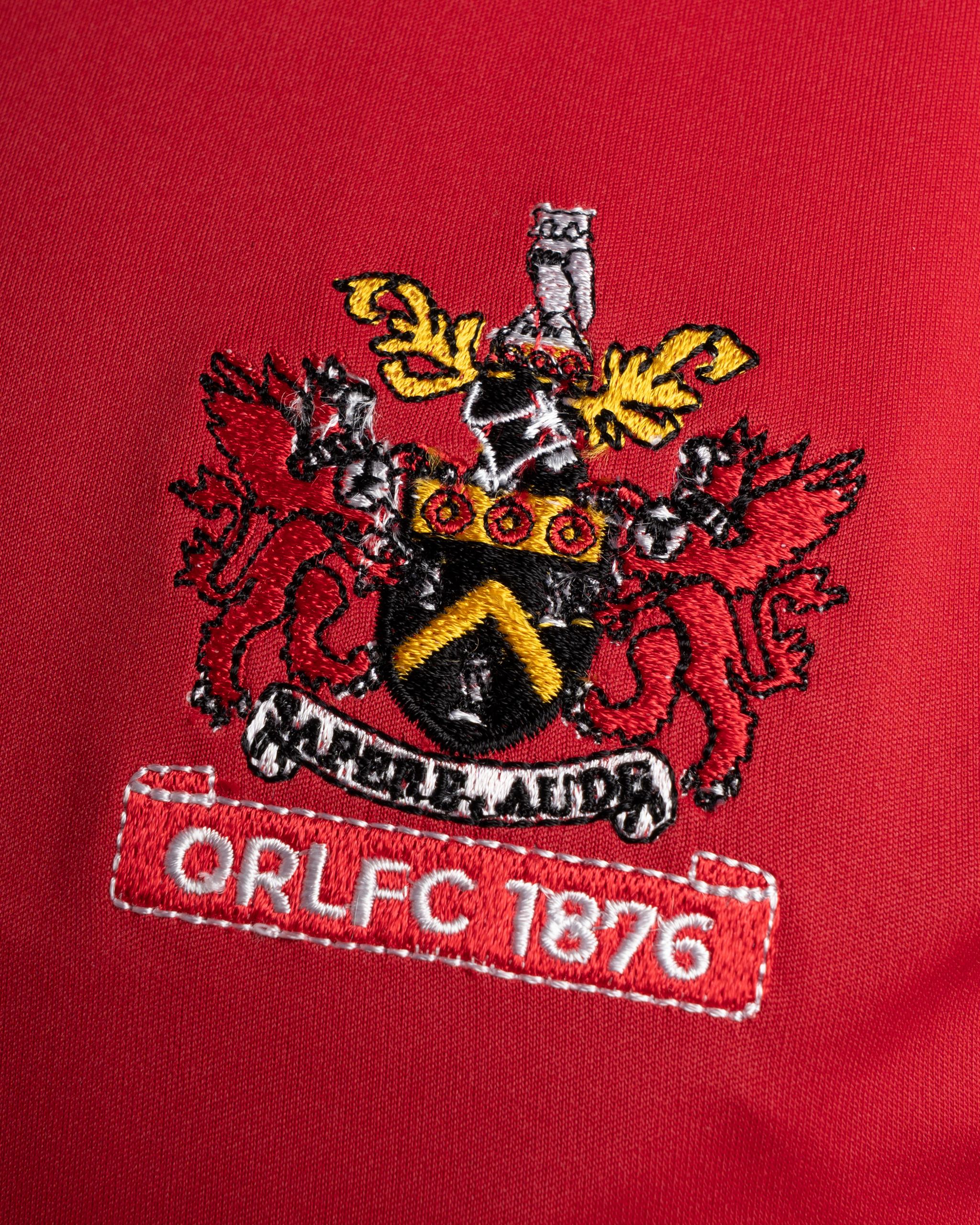 Oldham RLFC 2025 Quadrigo Training Tee Red/Navy