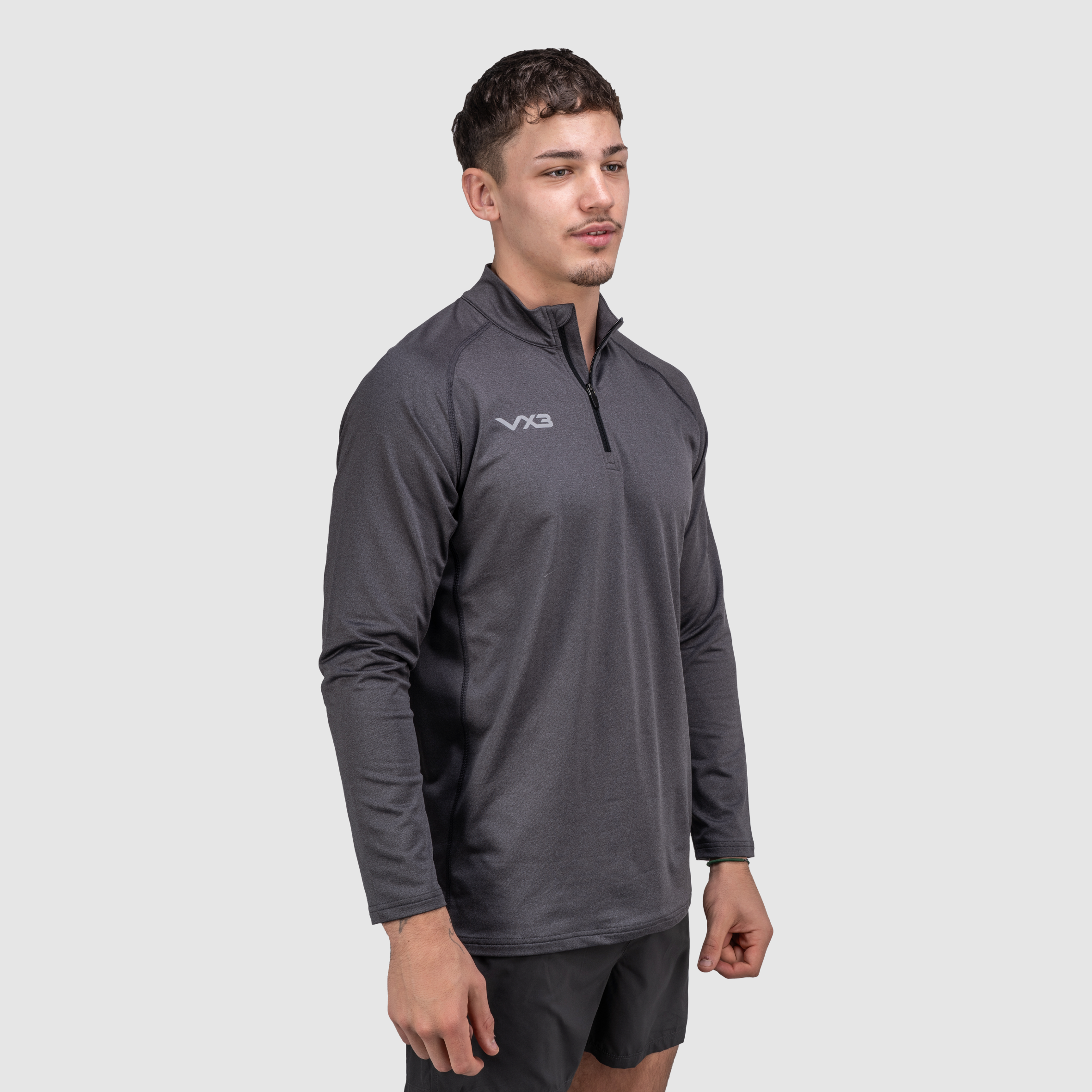 Velocity Quarter Zip Sweat -  Pewter
