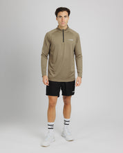 Velocity Quarter Zip Sweat - Woodland