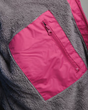 Velit Sports Robe Wild Berry/Dove Grey Kids