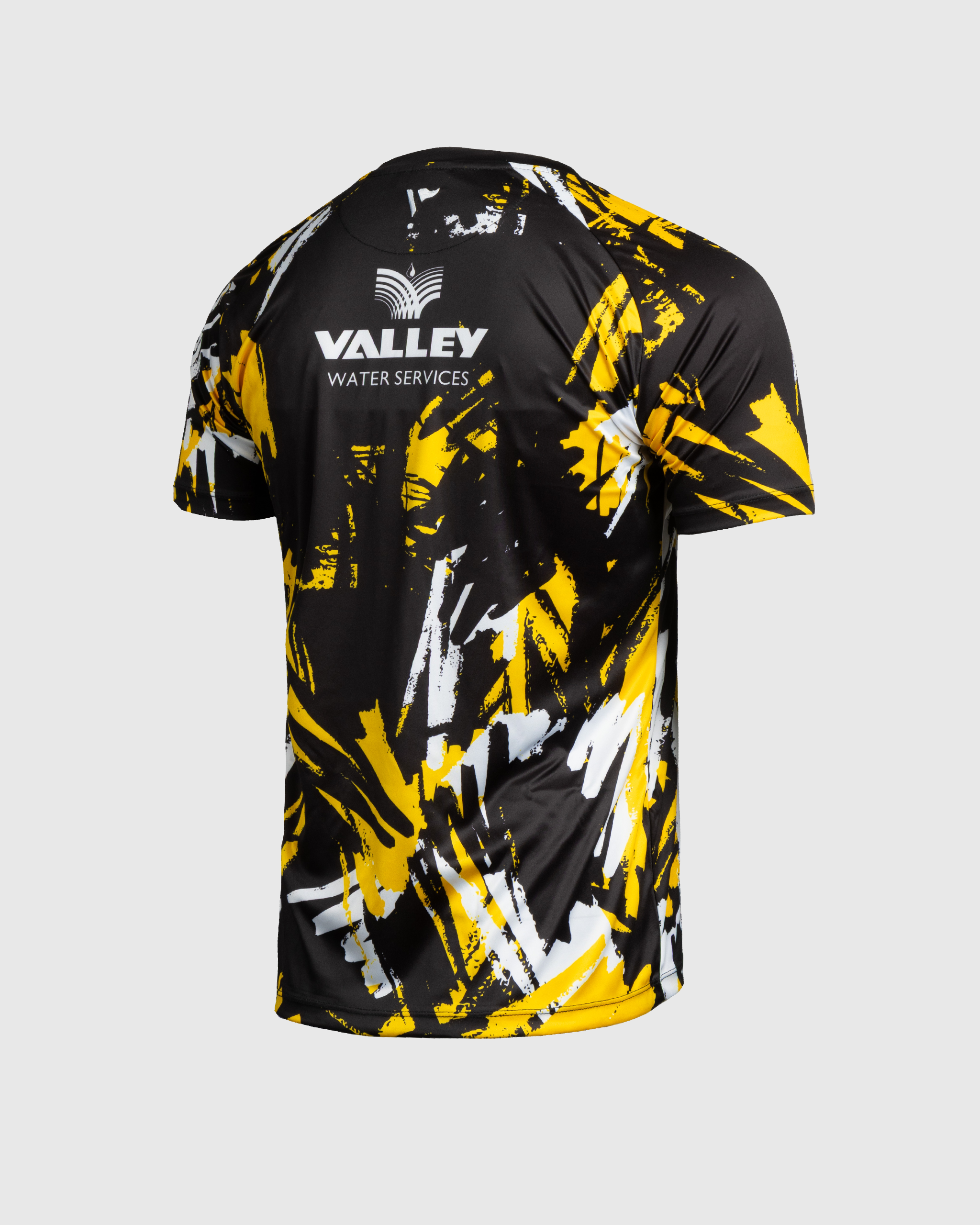 Dragons RFC 25/26 Warm Up Tee Black/Amber/White