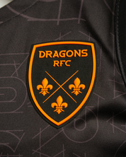 Dragons RFC 25/26 Vertex Training Vest Black/Bright Orange/Royal