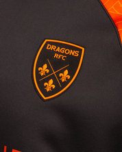 Dragons RFC 25/26 Vertex Training Hoodie Youth Black/Bright Orange/Royal