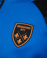 Dragons RFC 25/26 Vertex Zip Up Hoodie Womens Royal/Black/Bright Orange
