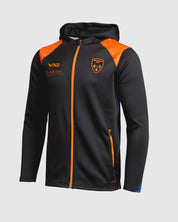 Dragons RFC 25/26 Vertex Zip Up Hoodie Black/Bright Orange/Royal