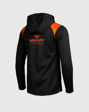 Dragons RFC 25/26 Vertex Zip Up Hoodie Black/Bright Orange/Royal