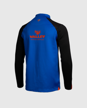 Dragons RFC 25/26 Vertex Half Zip Top Royal/Black/Bright Orange