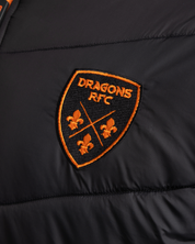 Dragons RFC 25/26 Lorica Jacket Black/Bright Orange