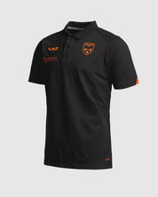 Dragons RFC 25/26 Polo Shirt Black/Bright Orange