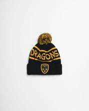 Dragons RFC 25/26 Bobble Hat Black/Amber