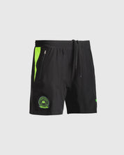 Torquay United FC 25/26 Vertex Gym Shorts Black/Fluro Yellow