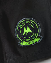 Torquay United FC 25/26 Vertex Gym Shorts Black/Fluro Yellow