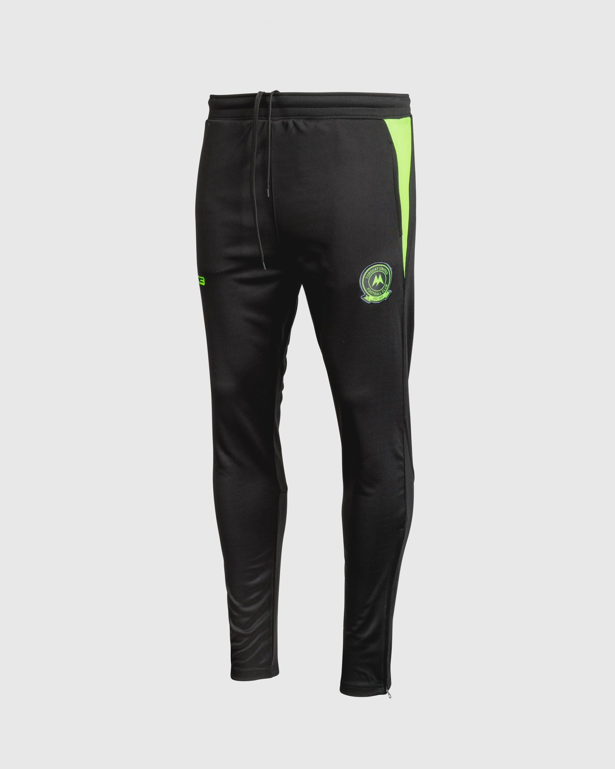 Torquay United FC 25/26 Vertex Skinny Pants Black/Fluro Yellow