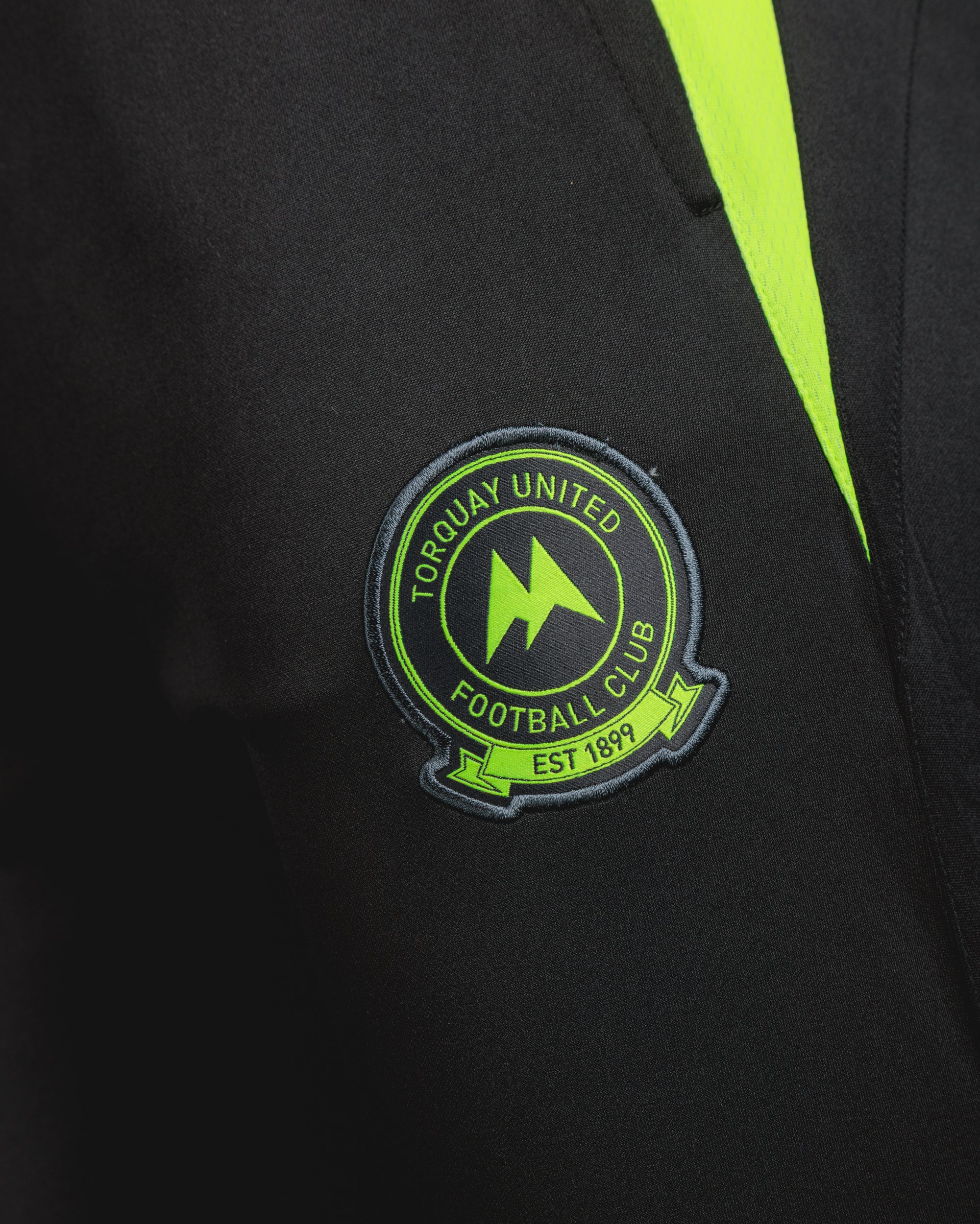 Torquay United FC 25/26 Vertex Skinny Pants Black/Fluro Yellow
