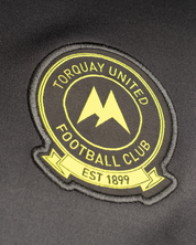 Torquay United FC 25/26 Vertex Training Hoodie  Womens Charcoal/Light Grey/Fluro Yellow