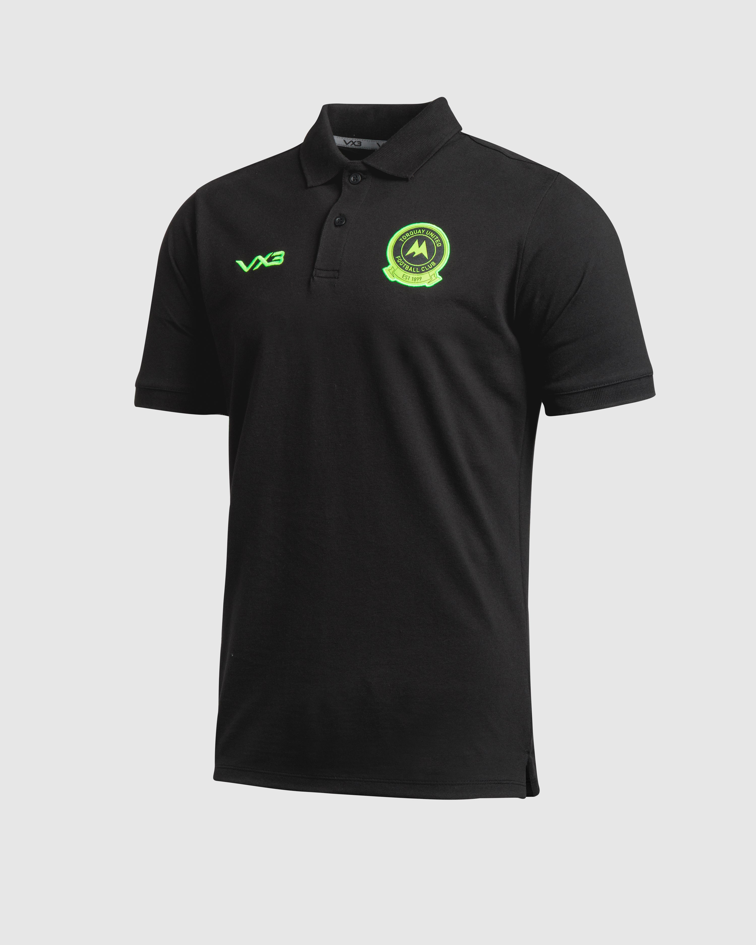 Torquay United FC 25/26 Primus Polo Shirt Black