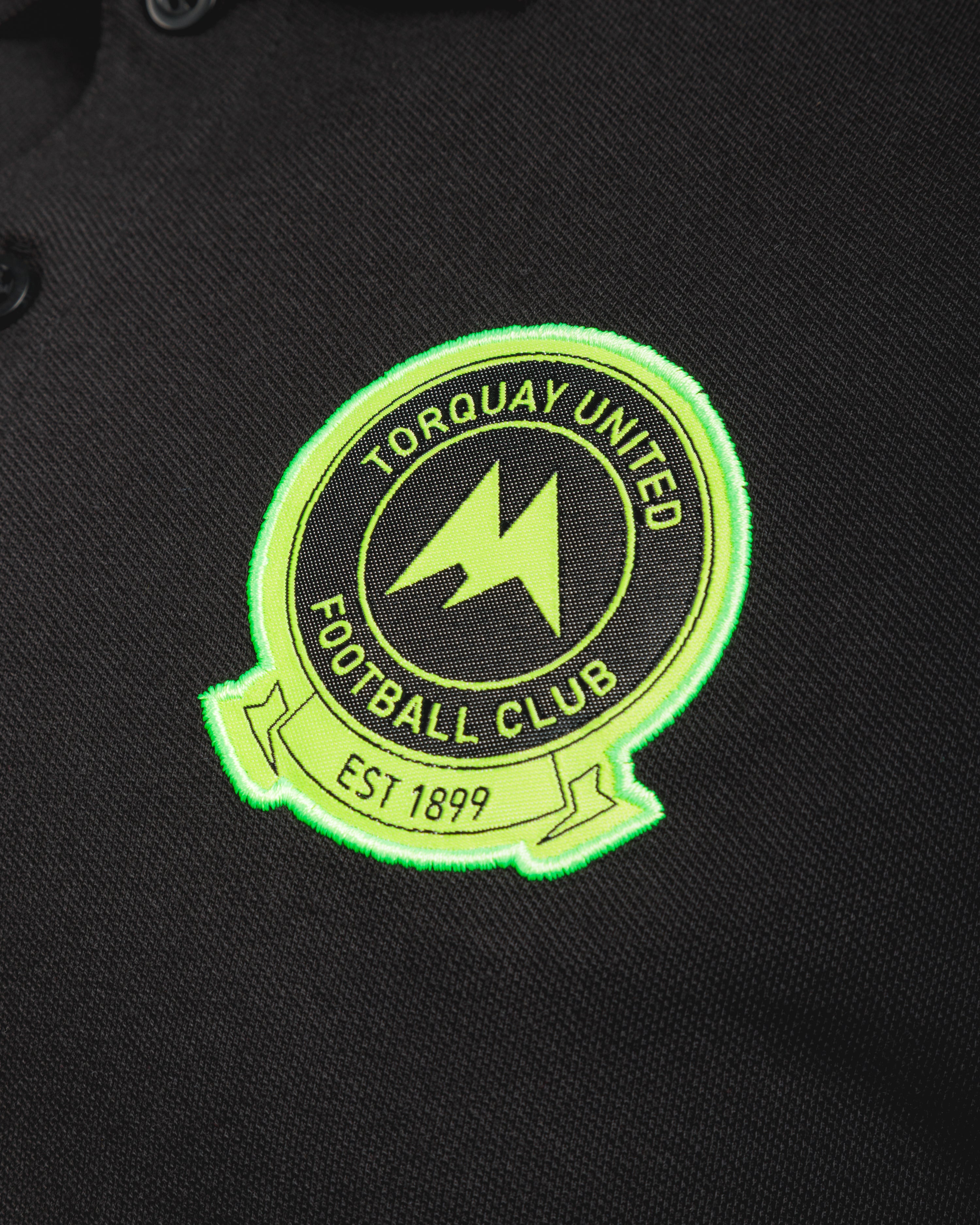 Torquay United FC 25/26 Primus Polo Shirt Black