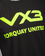 Torquay United FC 25/26 Invicta Tee Womens Black