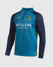 Torquay United FC 25/26 Vertex Half Zip Top Youth Lyons Blue/Navy/Fluro Yellow