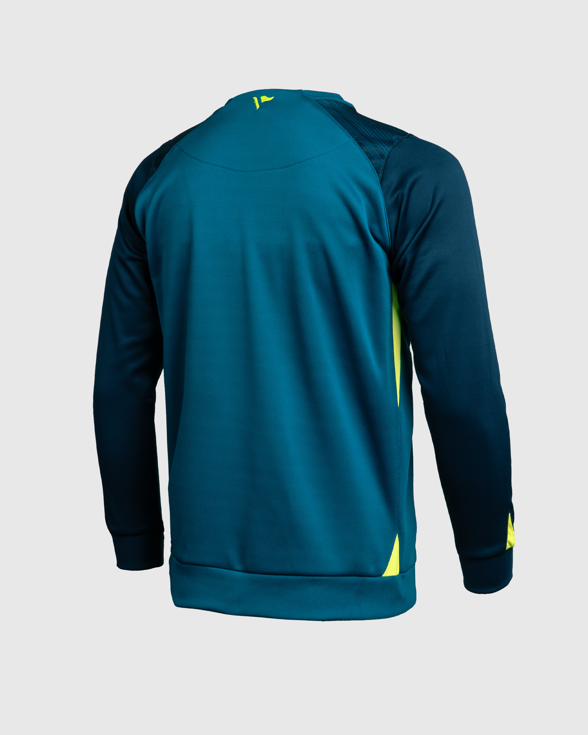 Torquay United FC 25/26 Vertex Sweatshirt Lyons Blue/Navy/Fluro Yellow