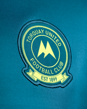 Torquay United FC 25/26 Vertex Training Hoodie Youth Lyons Blue/Navy/Fluro Yellow