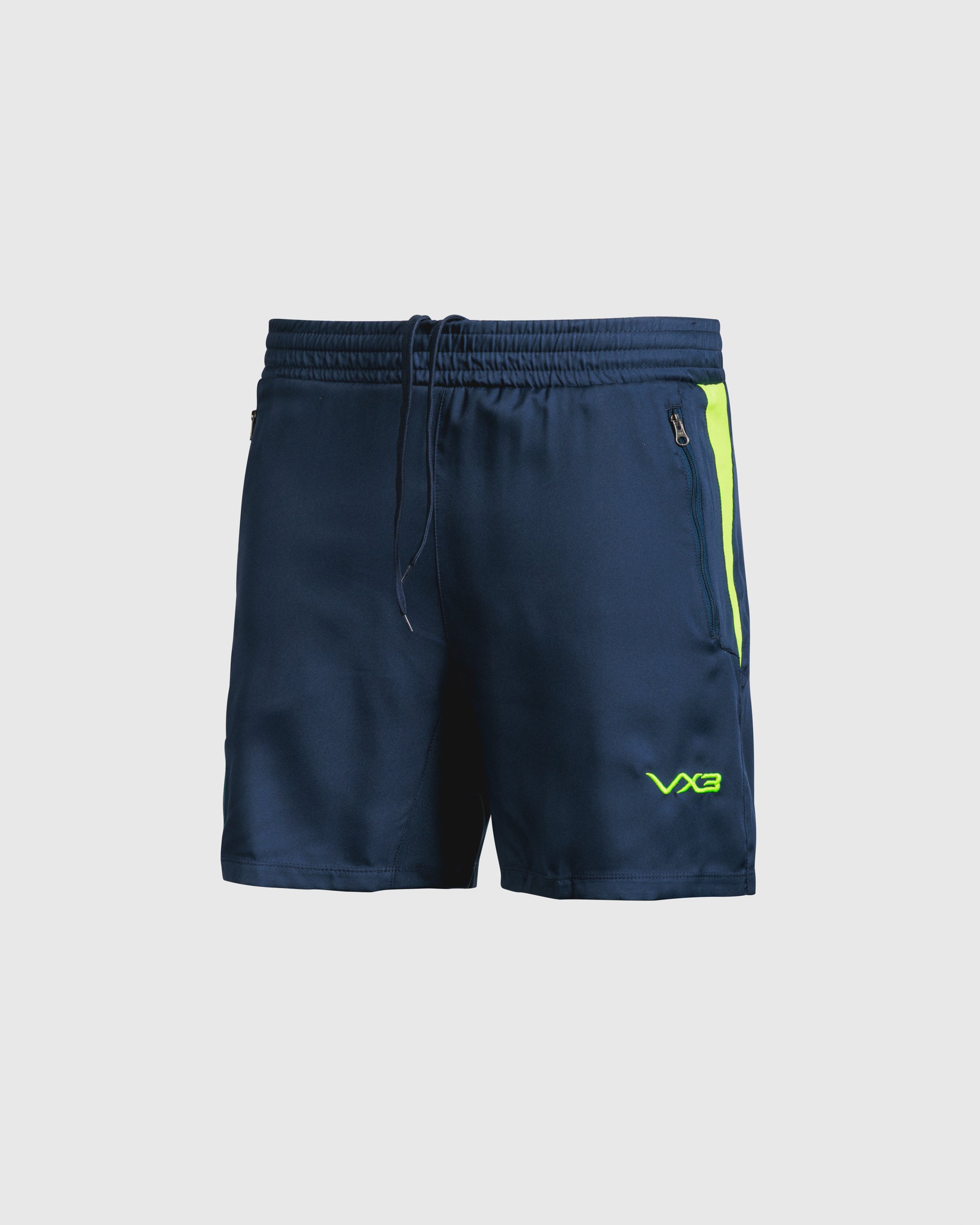 Torquay United FC 25/26 Vertex Gym Short Youth - Navy/Fluro Yellow