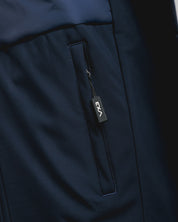 Torquay United FC 25/26 Tempest Hybrid Jacket Navy/Fluro Yellow
