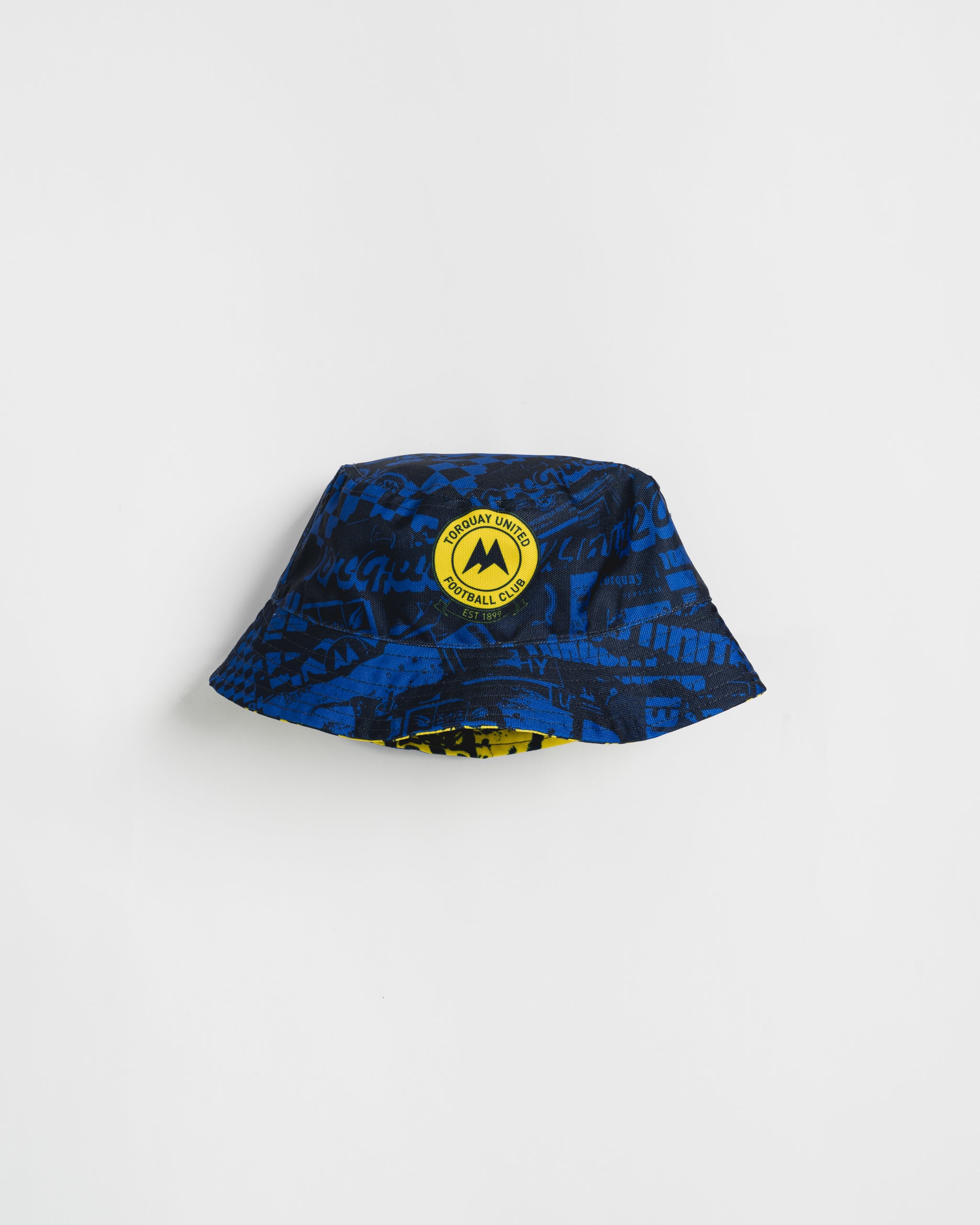 Torquay United FC 25/26  Reversible Bucket Hat Yellow/Navy