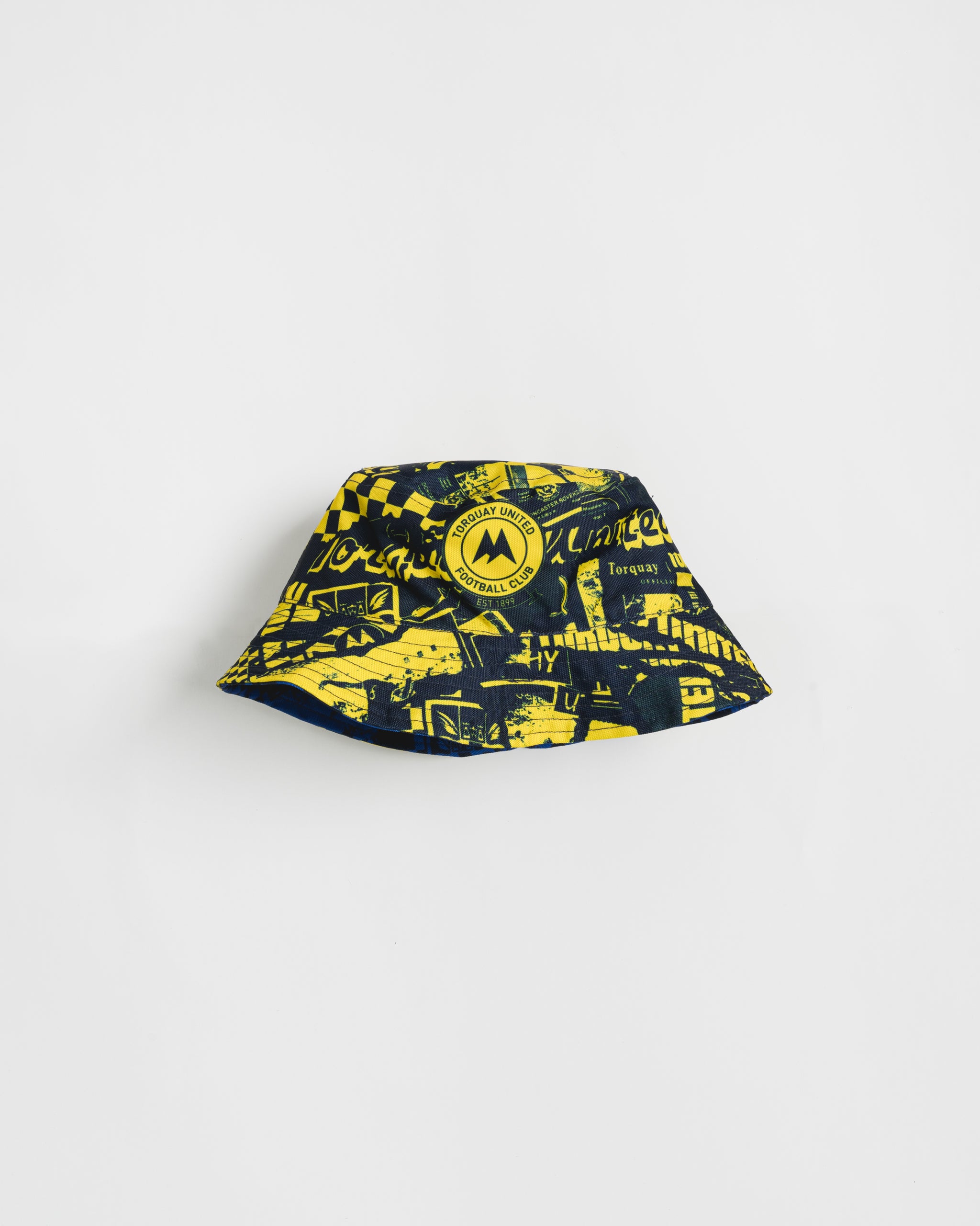 Torquay United FC 25/26  Reversible Bucket Hat Yellow/Navy