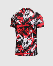 Newport County AFC 25/26 Away Warm Up Tee Black/Bright Red