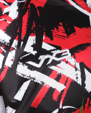 Newport County AFC 25/26 Away Warm Up Tee Black/Bright Red