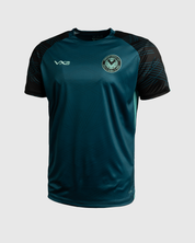 Newport County AFC 25/26 Vertex Training Tee Blue Coral/Black