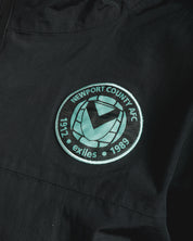Newport County AFC 25/26 Waterproof Protego Jacket Black