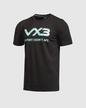 Newport County AFC 25/26 Invicta Tee Black/Aruba