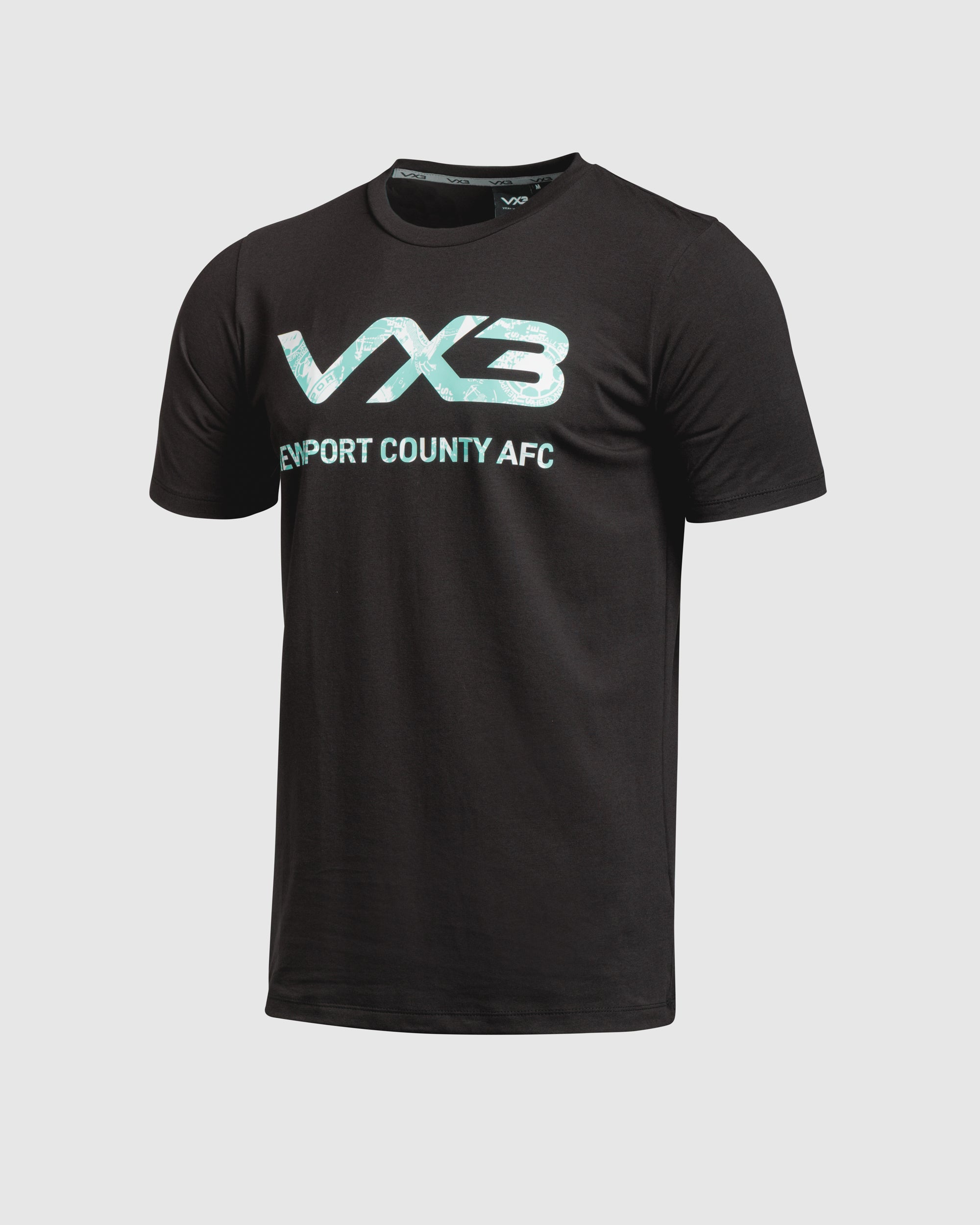 Newport County AFC 25/26 Invicta Tee Black/Aruba