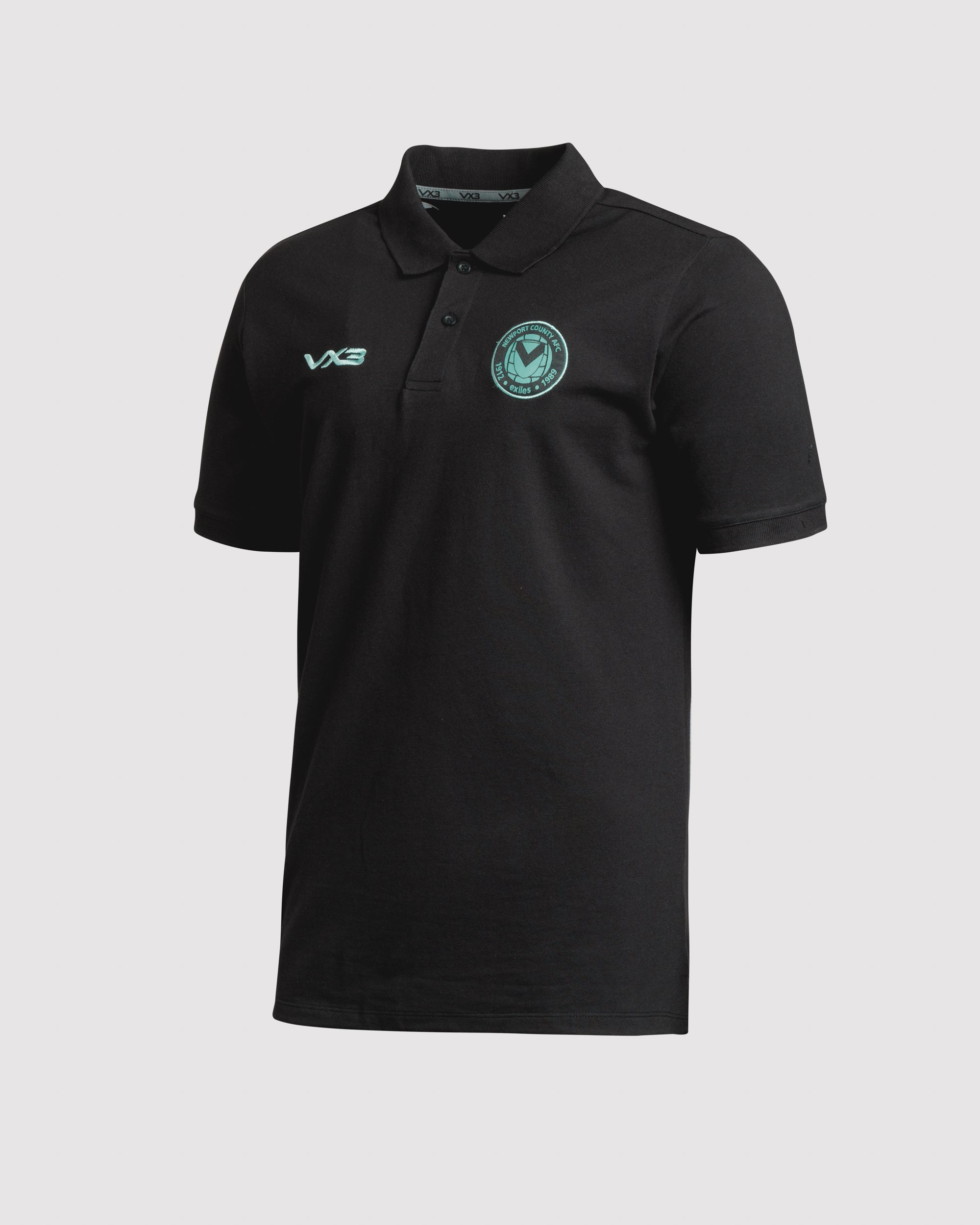 Newport County AFC 25/26 Primus Polo Shirt Black