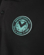 Newport County AFC 25/26 Primus Polo Shirt Black
