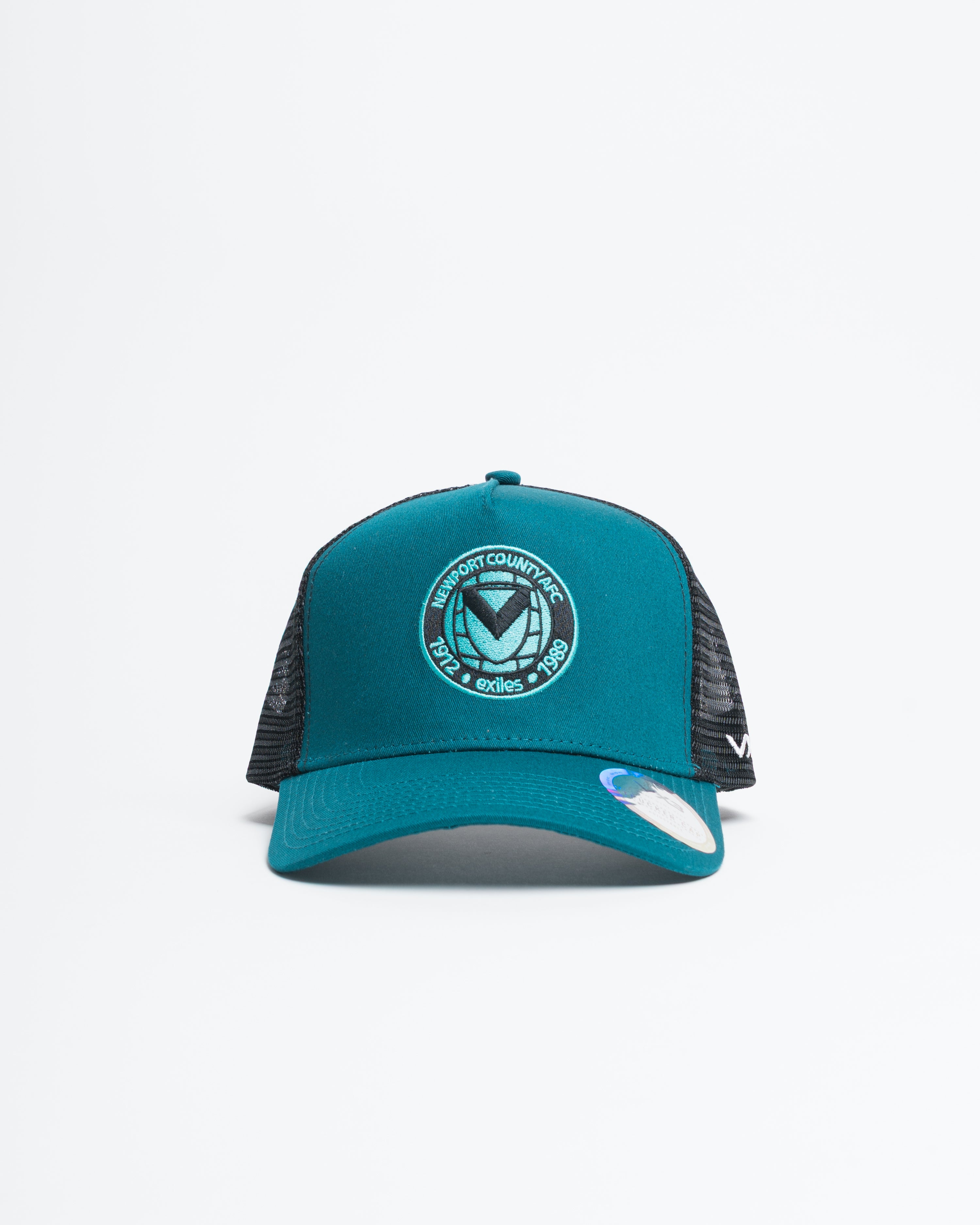 Newport County AFC 25/26 Trucker Cap Blue Coral/Black